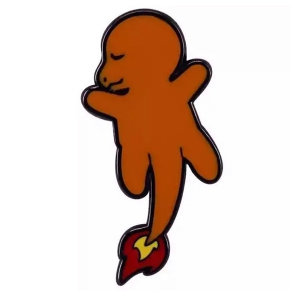 Charmander Sleeping Pin - Picture 1 of 3